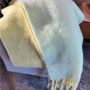 Anthropologie Soft Yellow Scarf